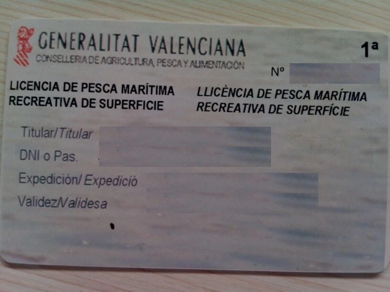 Sacar Licencia De Pesca Comunidad Valenciana Por Internet
