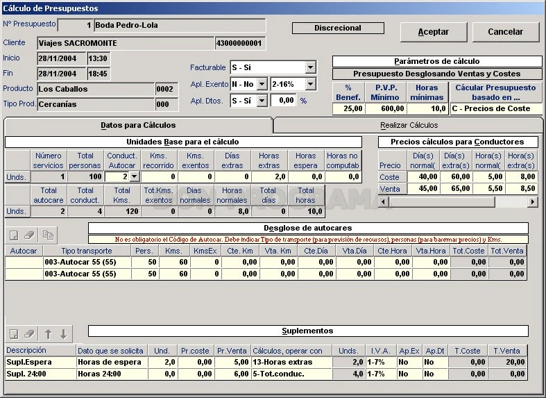 Software Gestion Autocares